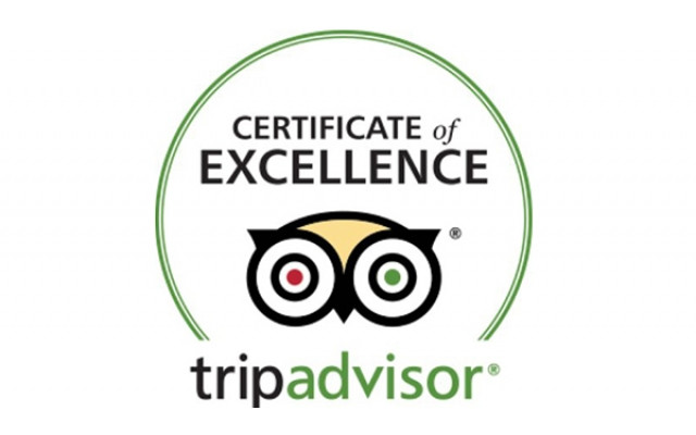 Tripadvisor certificate of excellence